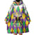Love Mardi Gras Wearable Blanket Hoodie Coquette Bow Glitter Style LT05 - Wonder Print Shop