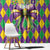 Love Mardi Gras Window Curtain Coquette Bow Glitter Style LT05 - Wonder Print Shop