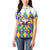 Love Mardi Gras Women Polo Shirt Coquette Bow Glitter Style LT05 - Wonder Print Shop