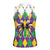 Love Mardi Gras Women Sleeveless Polo Shirt Coquette Bow Glitter Style LT05 - Wonder Print Shop