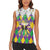 Love Mardi Gras Women Sleeveless Polo Shirt Coquette Bow Glitter Style LT05 - Wonder Print Shop