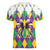 Love Mardi Gras Women V-Neck T-Shirt Coquette Bow Glitter Style LT05 - Wonder Print Shop