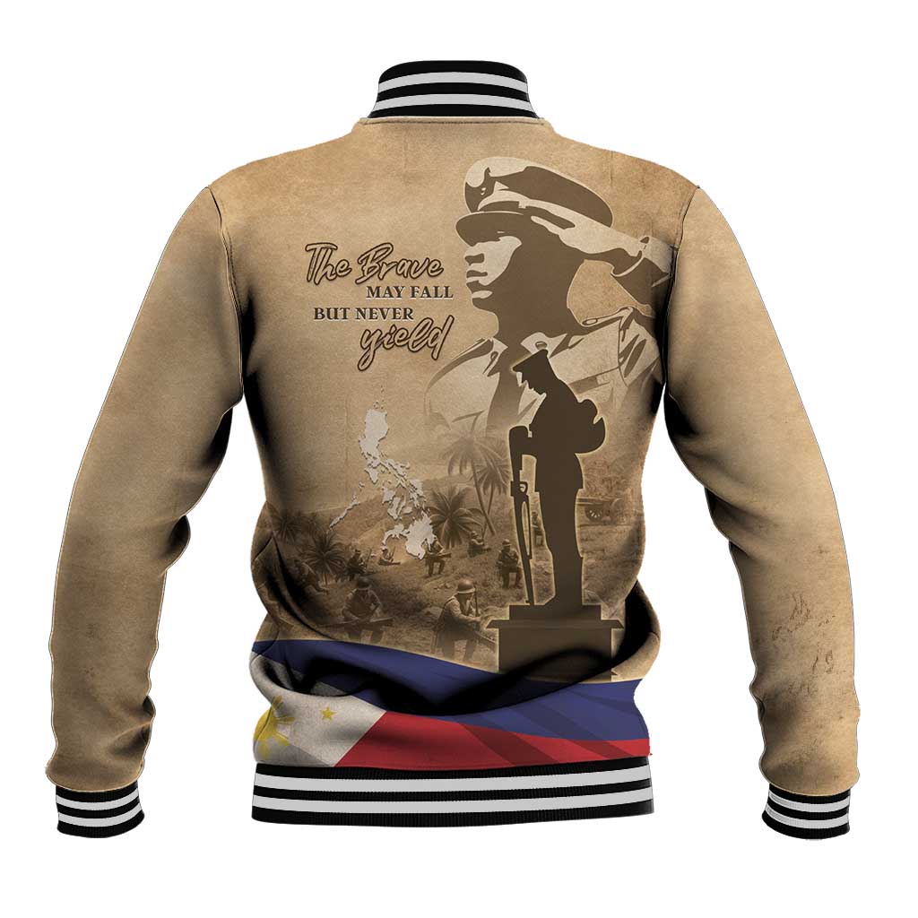Philippines Memorial Day Baseball Jacket Honor The Fallen