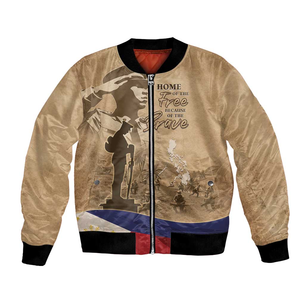 Philippines Memorial Day Bomber Jacket Honor The Fallen