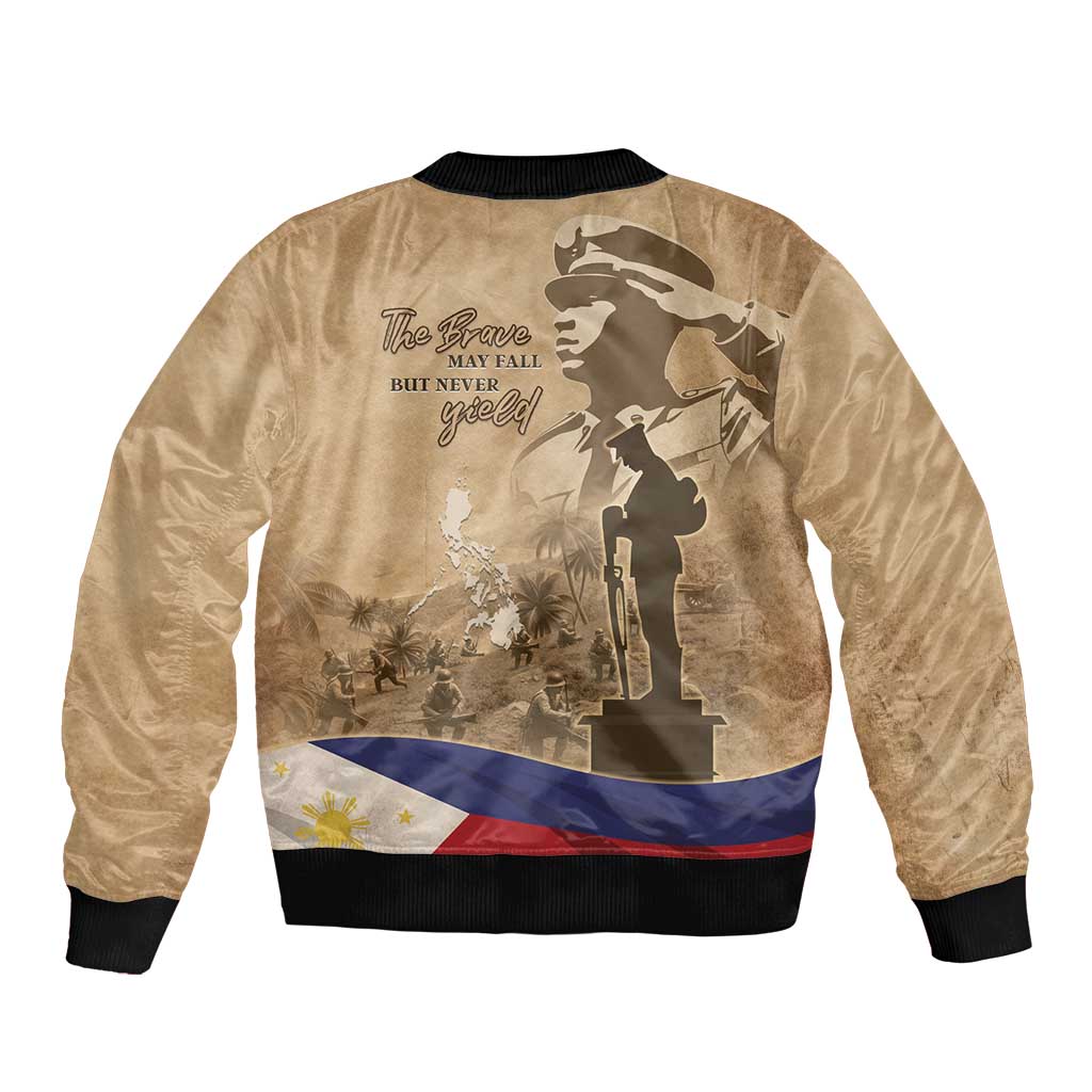 Philippines Memorial Day Bomber Jacket Honor The Fallen