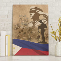 Philippines Memorial Day Canvas Wall Art Honor The Fallen