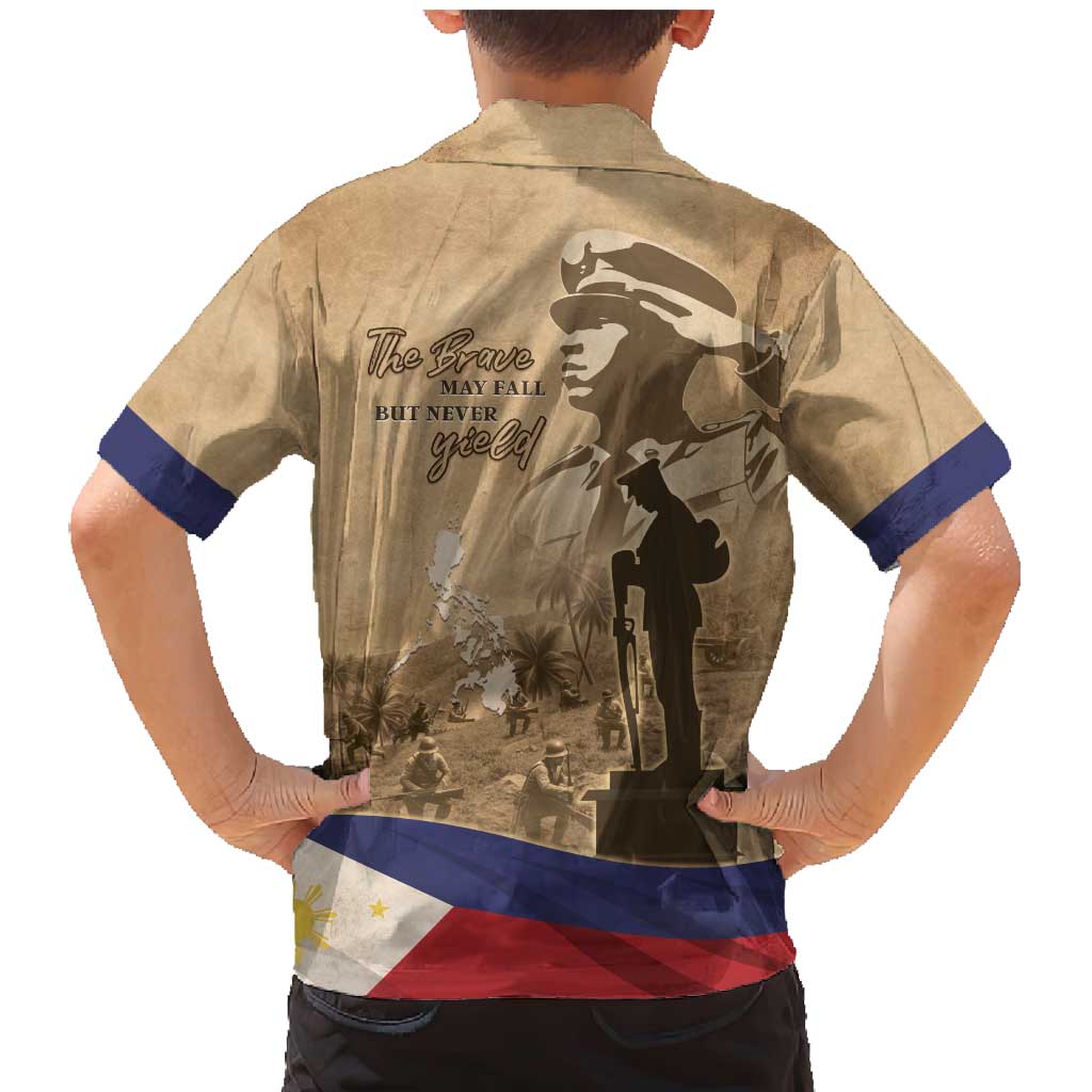 Philippines Memorial Day Family Matching Mermaid Dress and Hawaiian Shirt Honor The Fallen