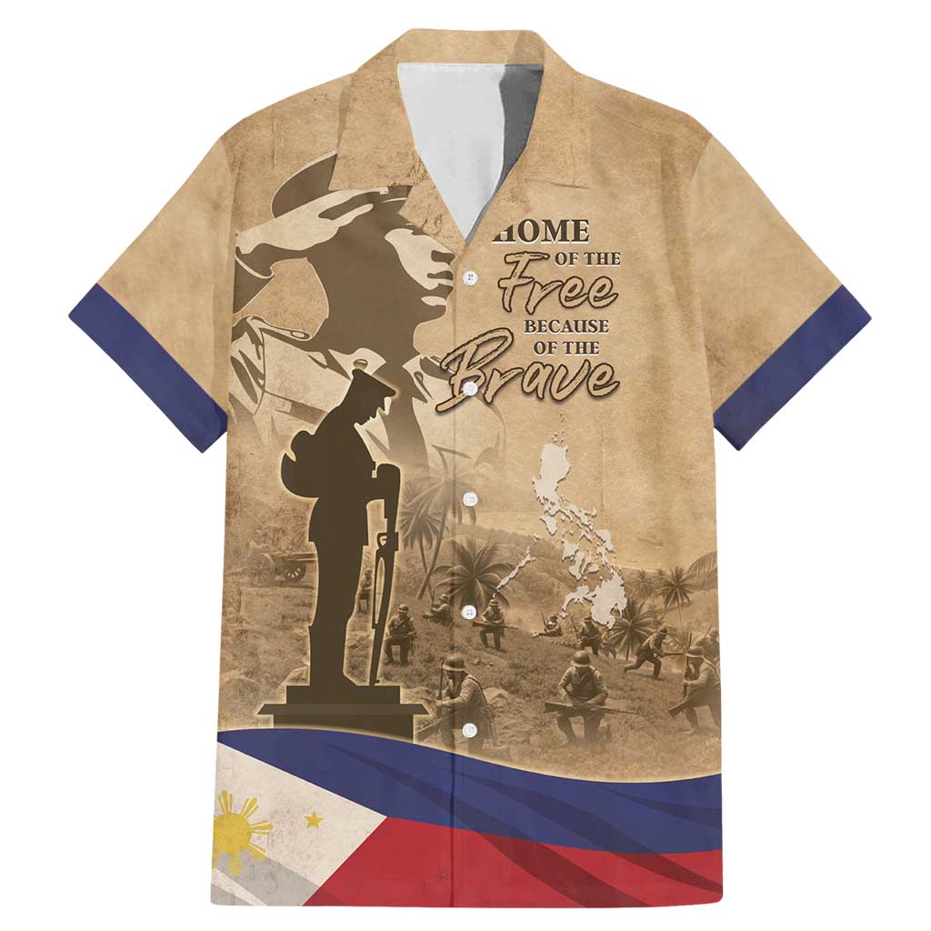 Philippines Memorial Day Family Matching Mermaid Dress and Hawaiian Shirt Honor The Fallen