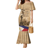 Philippines Memorial Day Family Matching Mermaid Dress and Hawaiian Shirt Honor The Fallen