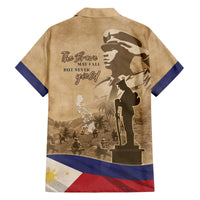 Philippines Memorial Day Family Matching Off The Shoulder Long Sleeve Dress and Hawaiian Shirt Honor The Fallen