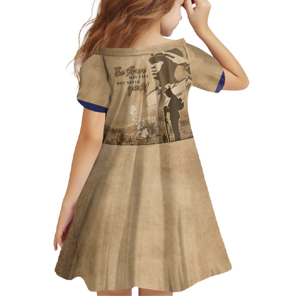 Philippines Memorial Day Family Matching Off Shoulder Maxi Dress and Hawaiian Shirt Honor The Fallen