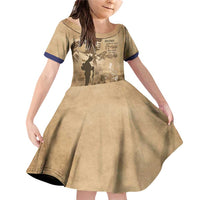 Philippines Memorial Day Family Matching Off Shoulder Short Dress and Hawaiian Shirt Honor The Fallen