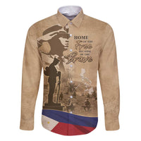 Philippines Memorial Day Family Matching Short Sleeve Bodycon Dress and Hawaiian Shirt Honor The Fallen