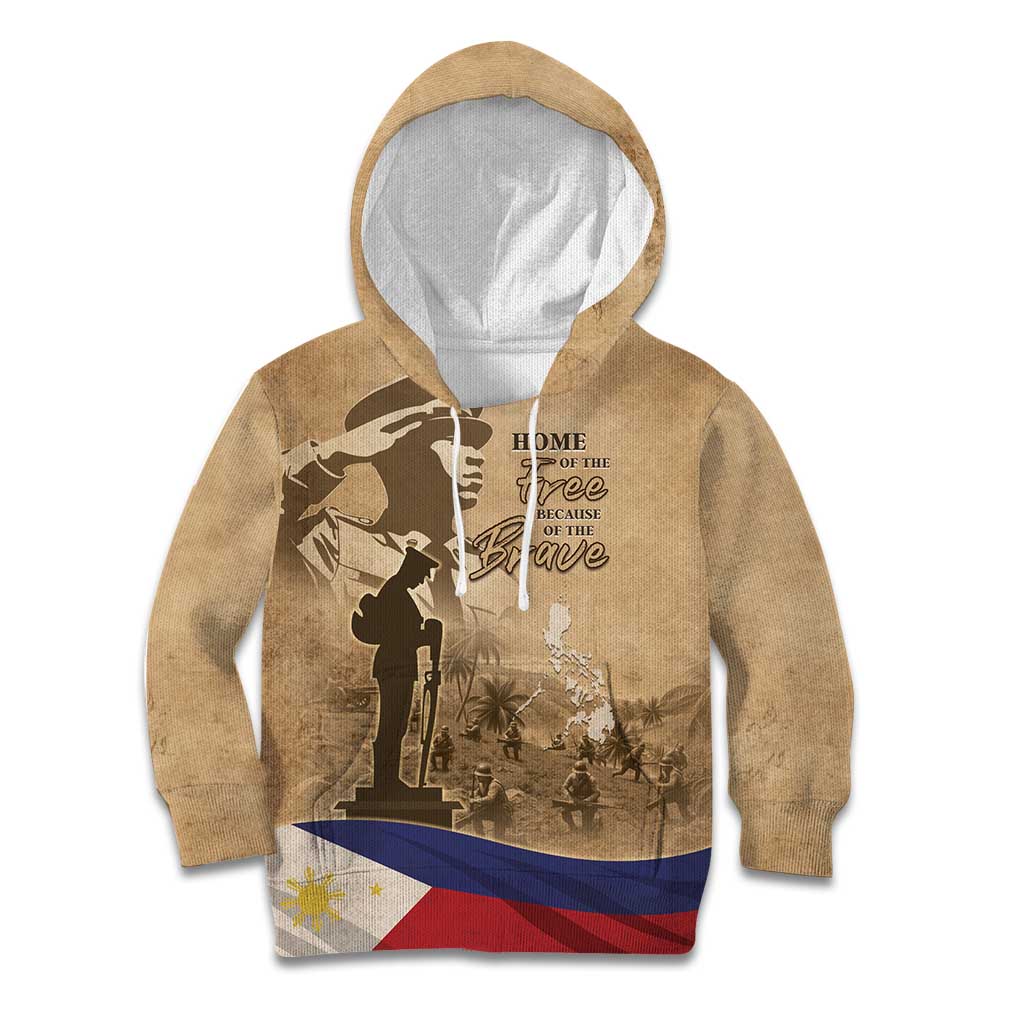 Philippines Memorial Day Kid Hoodie Honor The Fallen