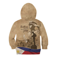 Philippines Memorial Day Kid Hoodie Honor The Fallen