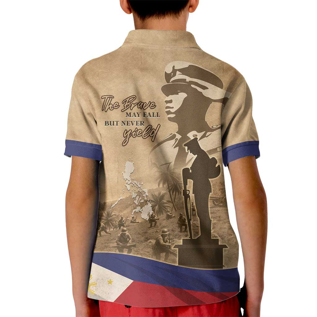 Philippines Memorial Day Kid Polo Shirt Honor The Fallen