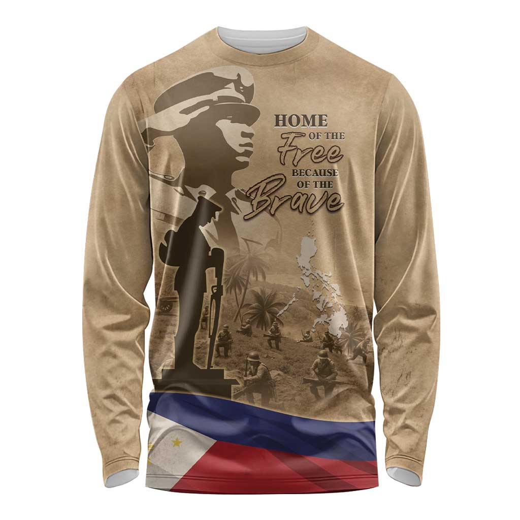 Philippines Memorial Day Long Sleeve Shirt Honor The Fallen