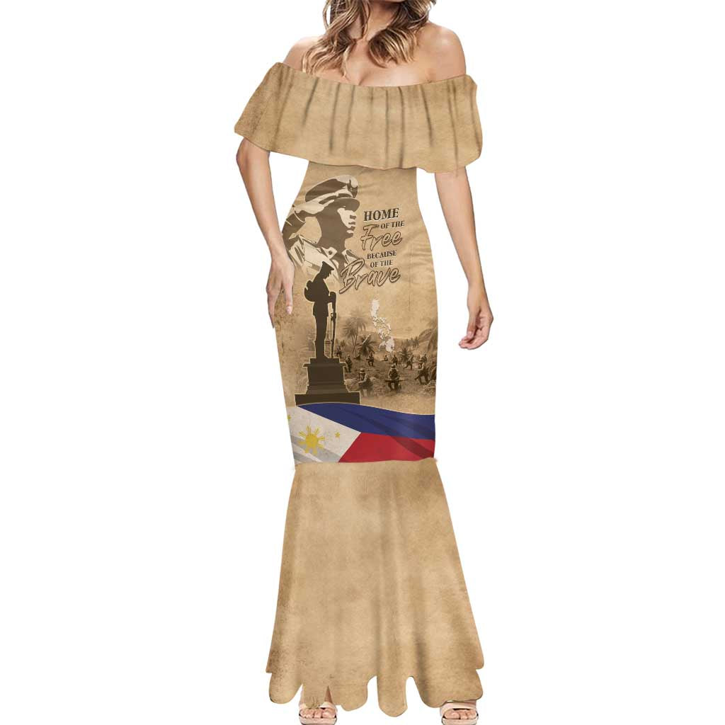 Philippines Memorial Day Mermaid Dress Honor The Fallen