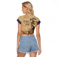 Philippines Memorial Day Raglan Cropped T Shirt Honor The Fallen LT05 - Wonder Print Shop