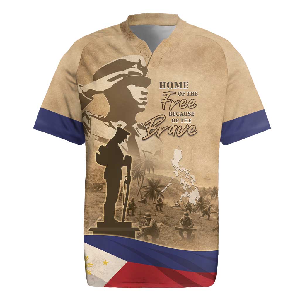 Philippines Memorial Day Rugby Jersey Honor The Fallen LT05 - Wonder Print Shop