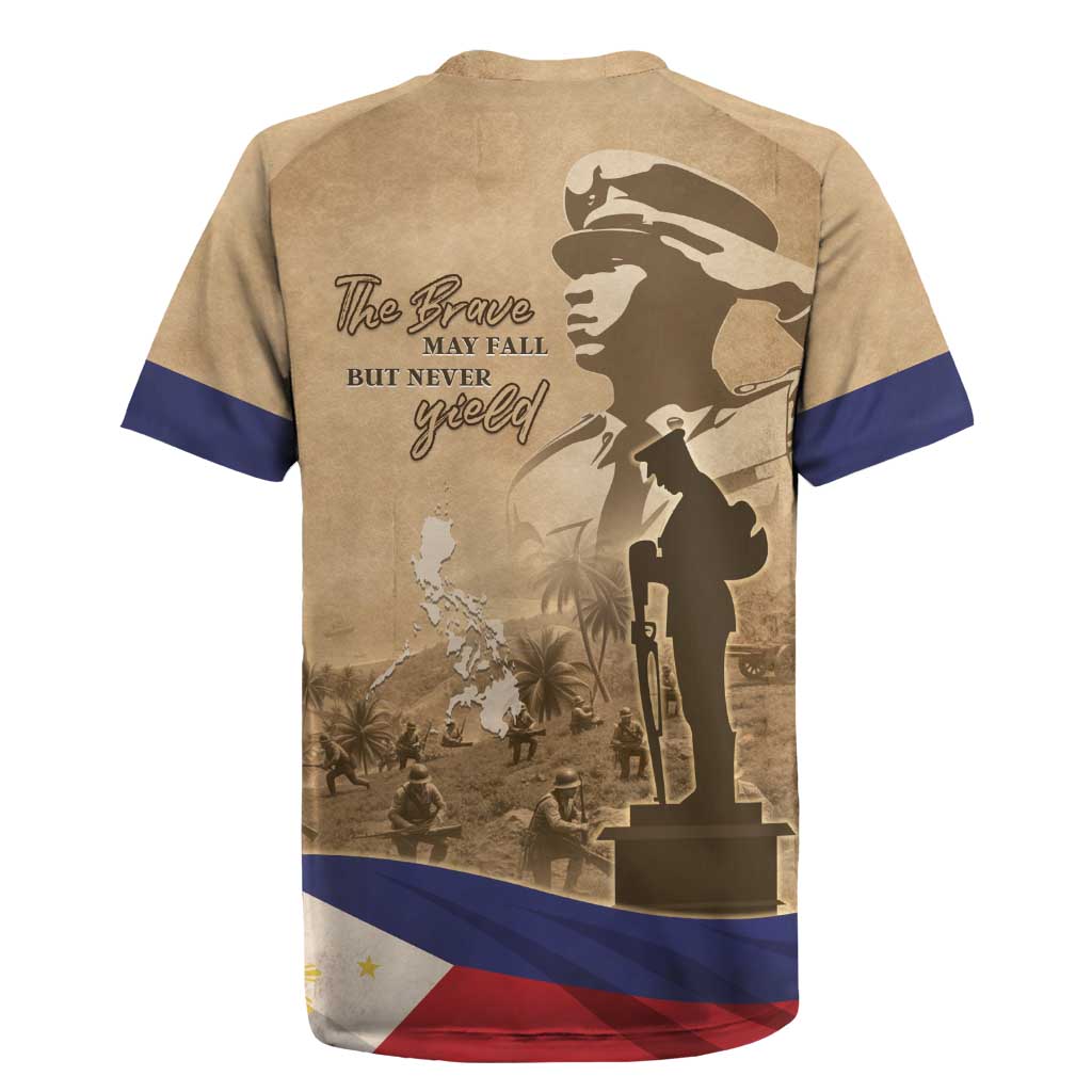 Philippines Memorial Day Rugby Jersey Honor The Fallen LT05 - Wonder Print Shop