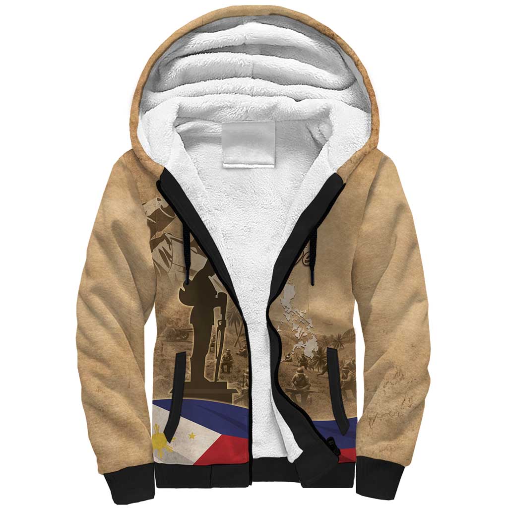 Philippines Memorial Day Sherpa Hoodie Honor The Fallen LT05 - Wonder Print Shop