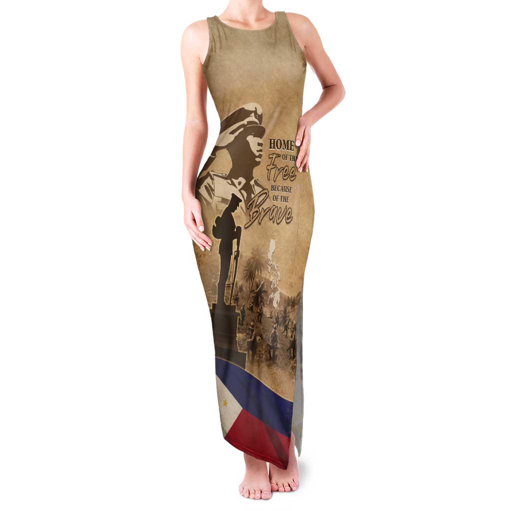 Philippines Memorial Day Tank Maxi Dress Honor The Fallen LT05 - Wonder Print Shop