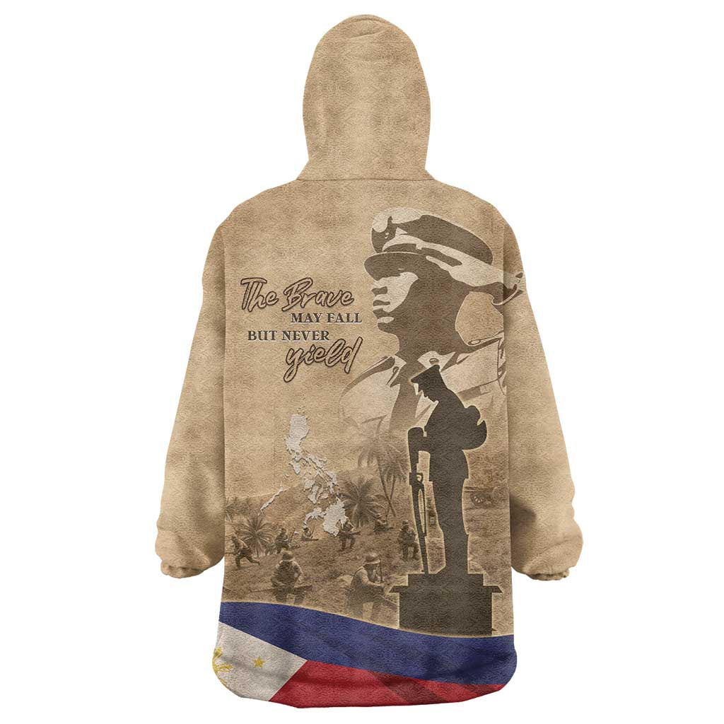 Philippines Memorial Day Wearable Blanket Hoodie Honor The Fallen LT05 - Wonder Print Shop