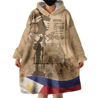Philippines Memorial Day Wearable Blanket Hoodie Honor The Fallen LT05 - Wonder Print Shop