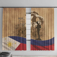Philippines Memorial Day Window Curtain Honor The Fallen LT05 - Wonder Print Shop