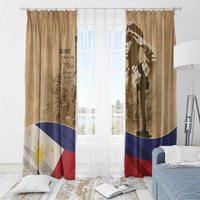 Philippines Memorial Day Window Curtain Honor The Fallen LT05 - Wonder Print Shop