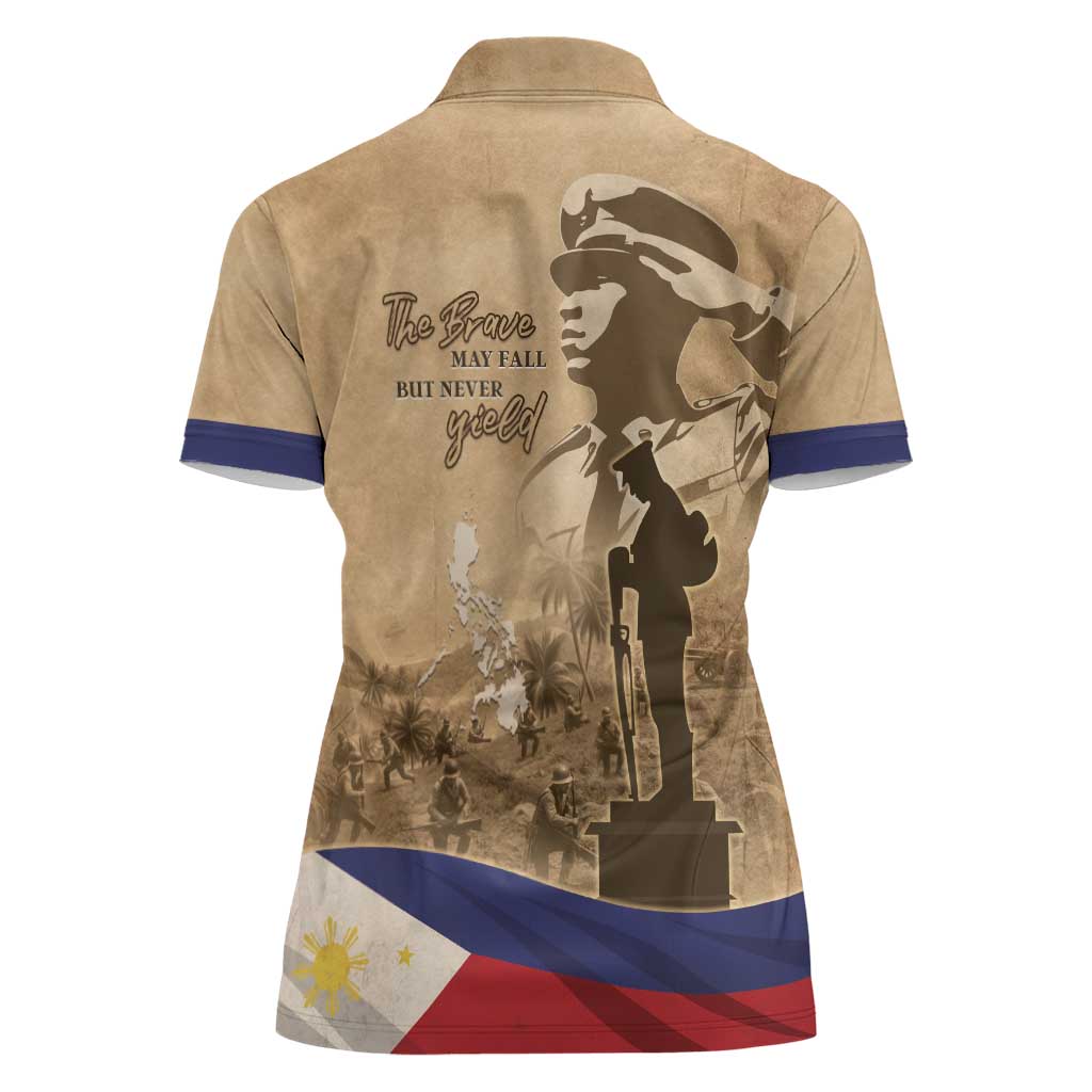 Philippines Memorial Day Women Polo Shirt Honor The Fallen LT05 - Wonder Print Shop