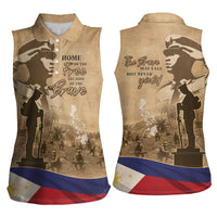 Philippines Memorial Day Women Sleeveless Polo Shirt Honor The Fallen LT05 - Wonder Print Shop