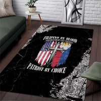 Philippines And USA Area Rug Grunge Style