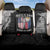 Philippines And USA Back Car Seat Cover Grunge Style