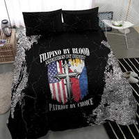 Philippines And USA Bedding Set Grunge Style