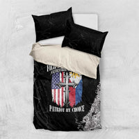Philippines And USA Bedding Set Grunge Style