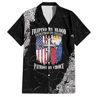 Personalized Philippines And USA Family Matching Long Sleeve Bodycon Dress and Hawaiian Shirt Grunge Style