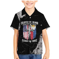 Personalized Philippines And USA Family Matching Mermaid Dress and Hawaiian Shirt Grunge Style