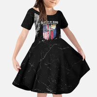 Personalized Philippines And USA Family Matching Off The Shoulder Long Sleeve Dress and Hawaiian Shirt Grunge Style