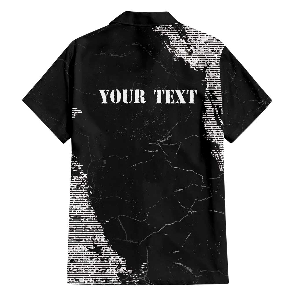 Personalized Philippines And USA Family Matching Short Sleeve Bodycon Dress and Hawaiian Shirt Grunge Style