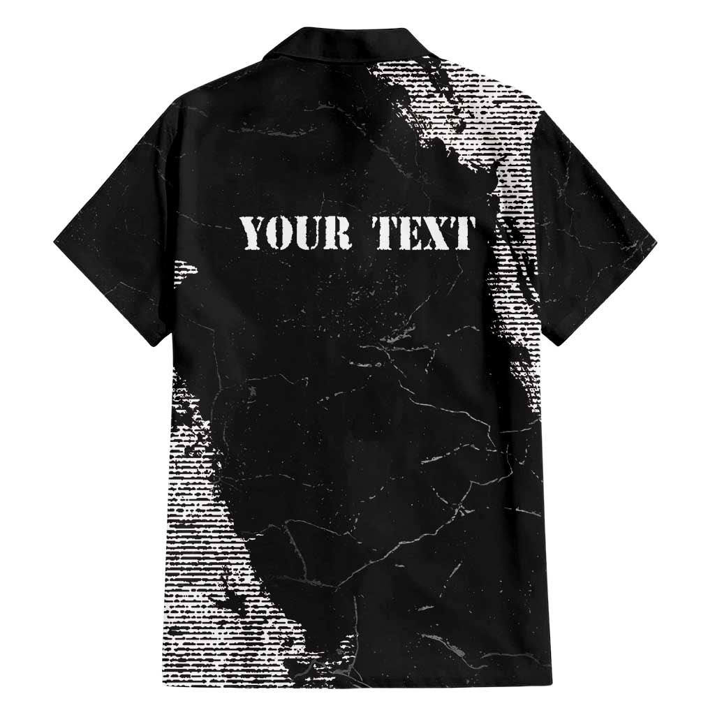 Personalized Philippines And USA Hawaiian Shirt Grunge Style