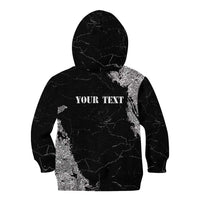 Personalized Philippines And USA Kid Hoodie Grunge Style