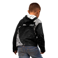 Personalized Philippines And USA Kid Hoodie Grunge Style