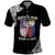 Personalized Philippines And USA Polo Shirt Grunge Style
