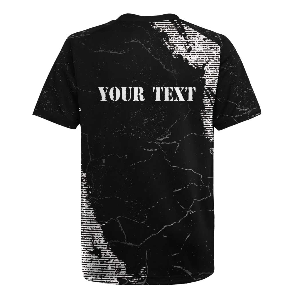 Personalized Philippines And USA Rugby Jersey Grunge Style LT05 - Wonder Print Shop