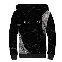 Personalized Philippines And USA Sherpa Hoodie Grunge Style LT05 - Wonder Print Shop