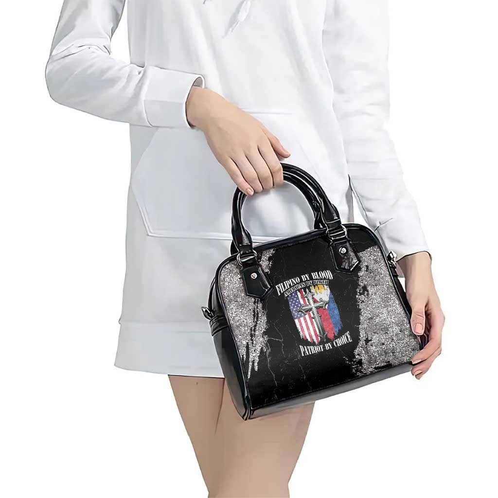 Philippines And USA Shoulder Handbag Grunge Style LT05 - Wonder Print Shop