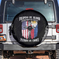 Philippines And USA Spare Tire Cover Grunge Style LT05 - Wonder Print Shop