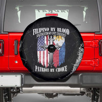 Philippines And USA Spare Tire Cover Grunge Style LT05 - Wonder Print Shop